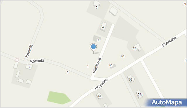 Korfowe, Piaskowa, 2, mapa Korfowe