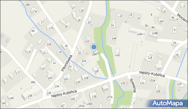 Kościelisko, Pitoniówka, 23A, mapa Kościelisko