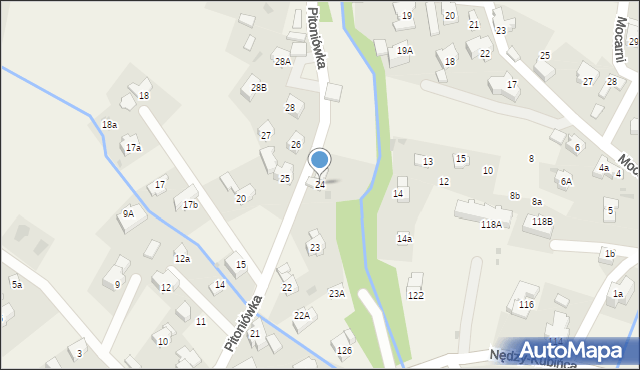 Kościelisko, Pitoniówka, 24, mapa Kościelisko