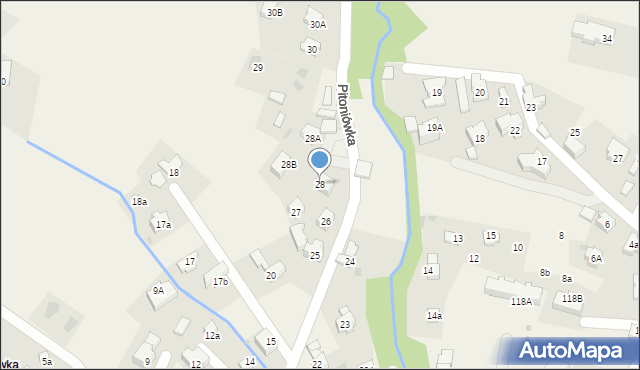 Kościelisko, Pitoniówka, 28, mapa Kościelisko