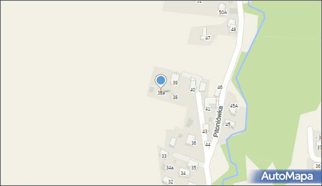 Kościelisko, Pitoniówka, 38a, mapa Kościelisko
