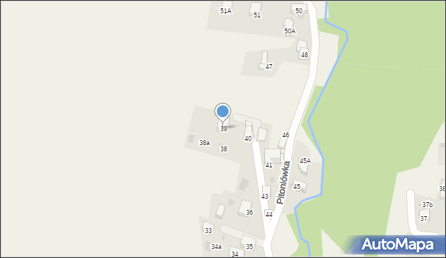 Kościelisko, Pitoniówka, 39, mapa Kościelisko