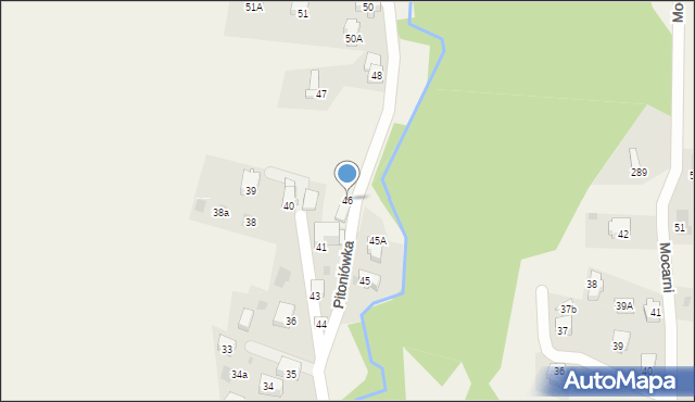 Kościelisko, Pitoniówka, 46, mapa Kościelisko