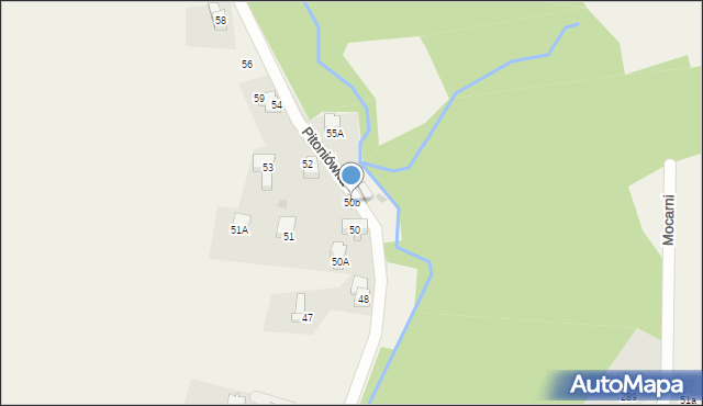 Kościelisko, Pitoniówka, 50b, mapa Kościelisko