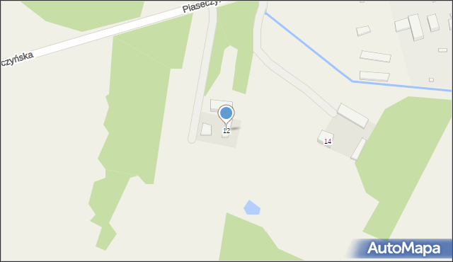 Kotorydz, Piaseczyńska, 12, mapa Kotorydz