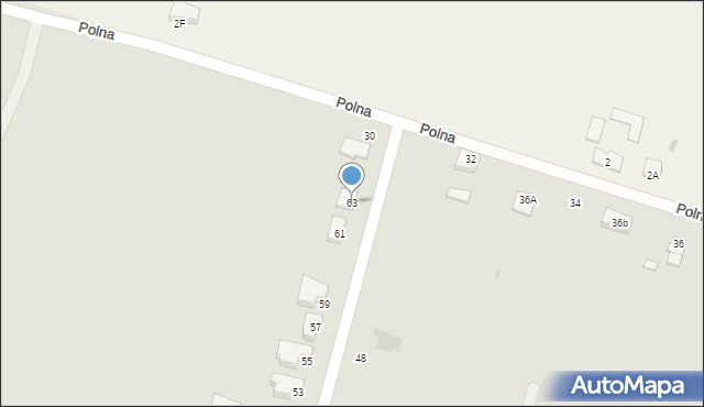 Kowal, Piwna, 63, mapa Kowal