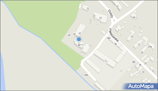 Krapkowice, Piastowska, 40, mapa Krapkowice