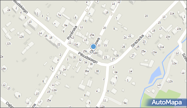 Kraśnik, Piłsudskiego Józefa, marsz., 19, mapa Kraśnik