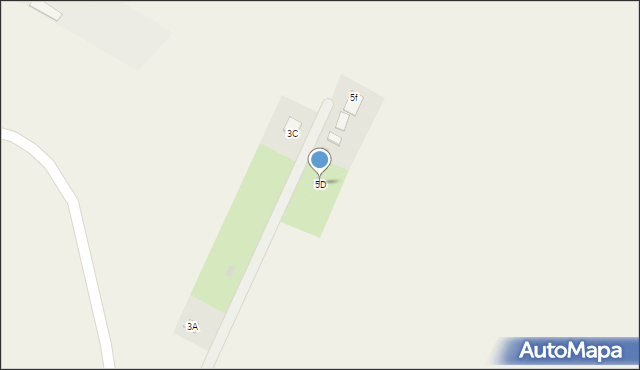 Krępiec, Piasecka, 5D, mapa Krępiec