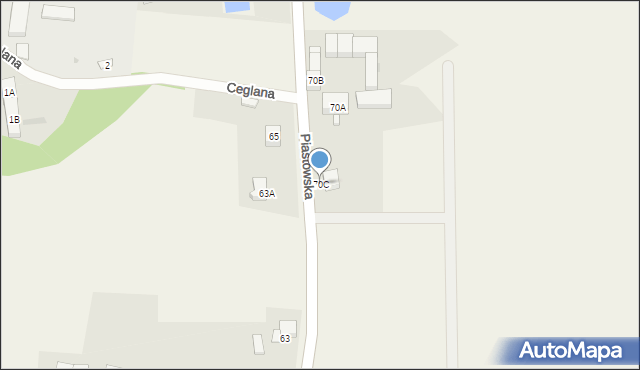 Krotoszyce, Piastowska, 70C, mapa Krotoszyce