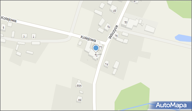 Krotoszyce, Piastowska, 71, mapa Krotoszyce