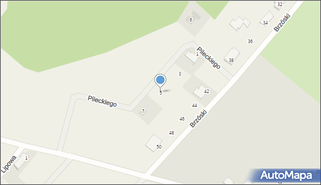 Kruki, Pileckiego Witolda, rtm., 5, mapa Kruki