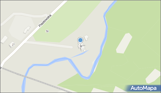 Kwidzyn, Piastowska, 38, mapa Kwidzyn