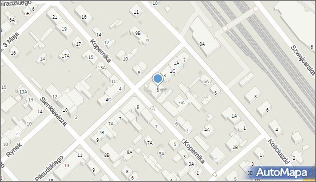 Legionowo, Piłsudskiego Józefa, marsz., 5, mapa Legionowo