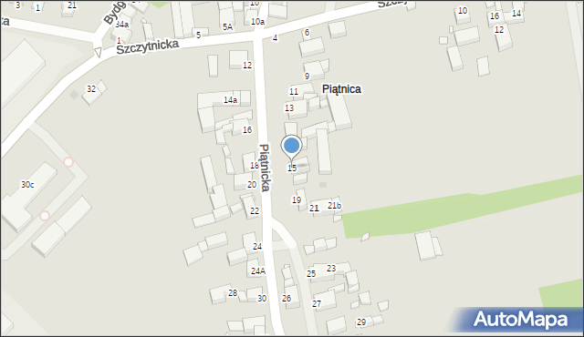 Legnica, Piątnicka, 15, mapa Legnicy