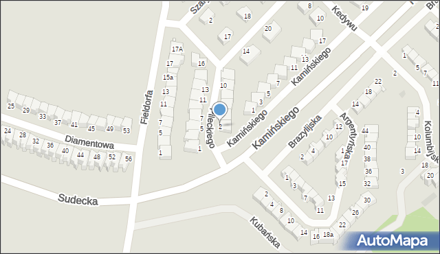 Legnica, Pileckiego Witolda, rtm., 2, mapa Legnicy