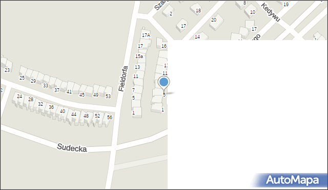 Legnica, Pileckiego Witolda, rtm., 5, mapa Legnicy