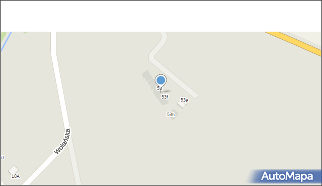 Lesko, Piłsudskiego Józefa, marsz., 53e, mapa Lesko