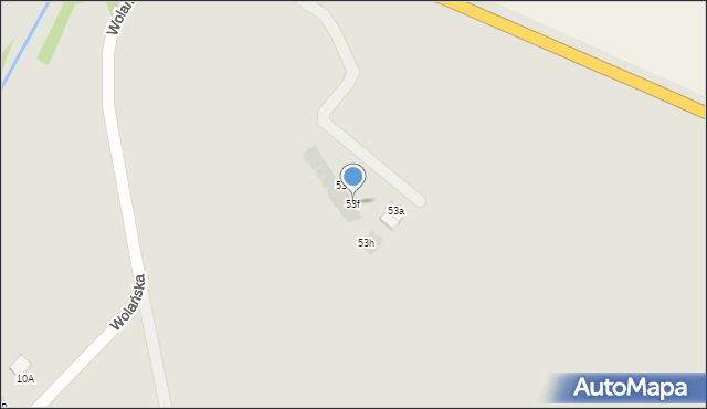 Lesko, Piłsudskiego Józefa, marsz., 53f, mapa Lesko