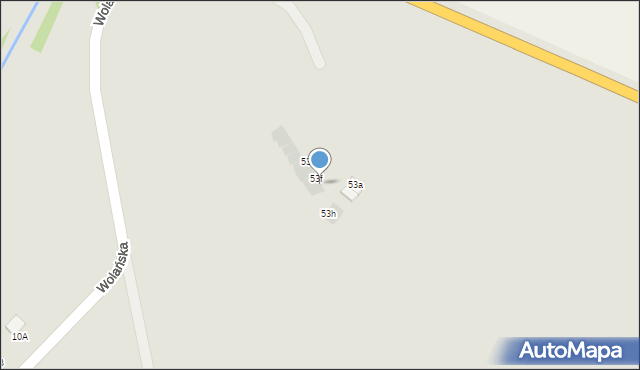 Lesko, Piłsudskiego Józefa, marsz., 53g, mapa Lesko