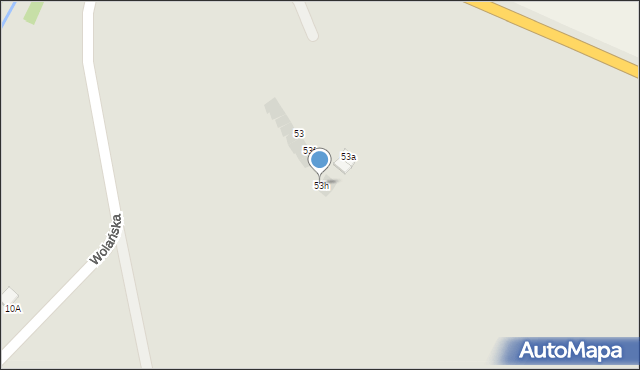 Lesko, Piłsudskiego Józefa, marsz., 53h, mapa Lesko