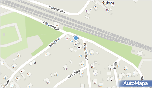 Libiąż, Piłsudskiego Józefa, marsz., 37, mapa Libiąż