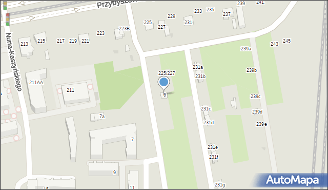 Łódź, Piwnika-Ponurego Jana, mjr., 6, mapa Łodzi