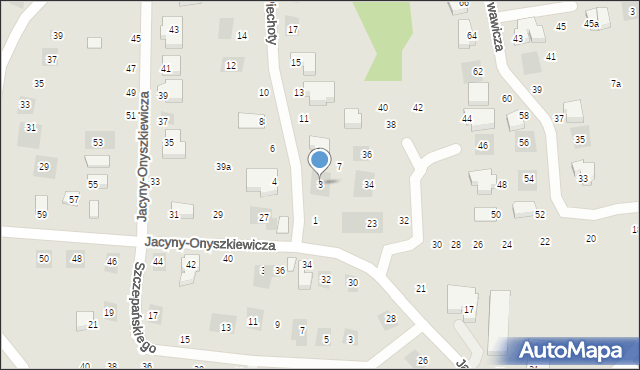 Lublin, Piechoty Józefa, 3, mapa Lublina