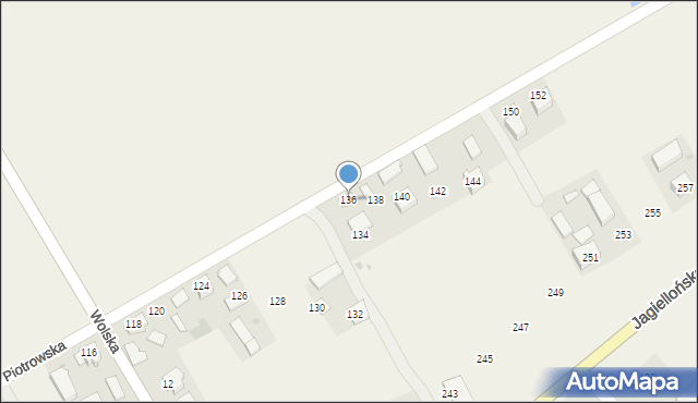 Luborzyca, Piotrowska, 136, mapa Luborzyca