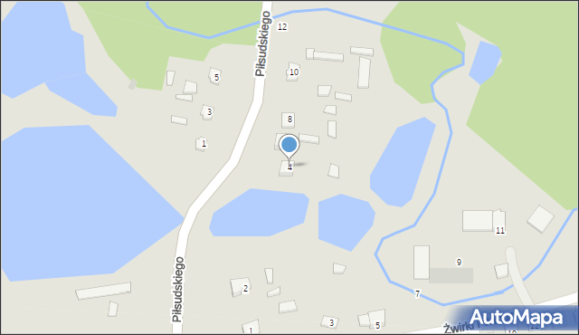 Lubycza Królewska, Piłsudskiego Józefa, marsz., 4, mapa Lubycza Królewska