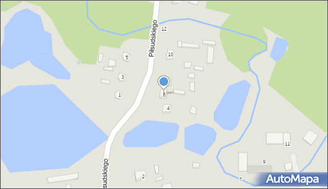 Lubycza Królewska, Piłsudskiego Józefa, marsz., 6, mapa Lubycza Królewska