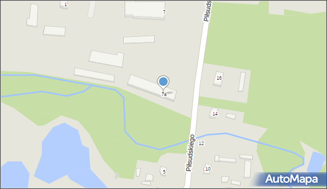 Lubycza Królewska, Piłsudskiego Józefa, marsz., 7a, mapa Lubycza Królewska