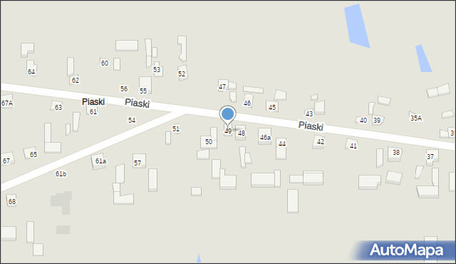 Lututów, Piaski, 49, mapa Lututów