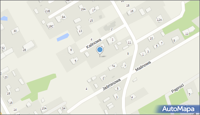 Majdan, Piękna, 11a, mapa Majdan