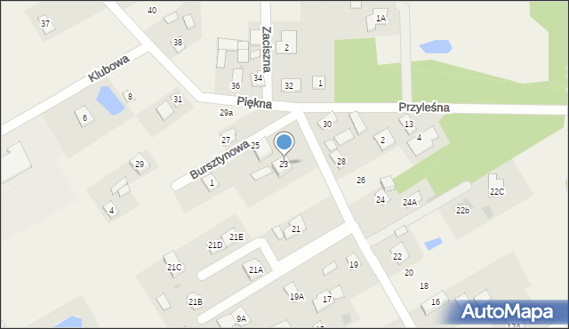 Majdan, Piękna, 23, mapa Majdan