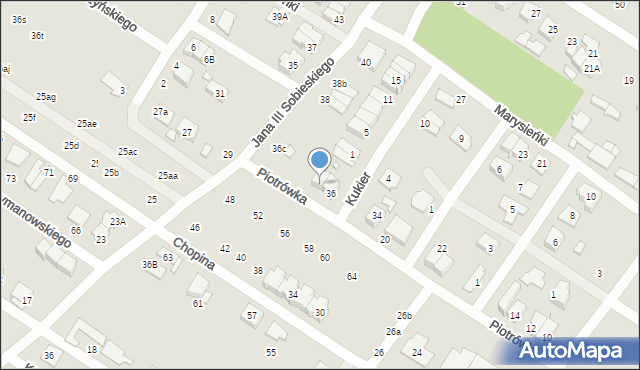 Marki, Piotrówka, 38, mapa Marki
