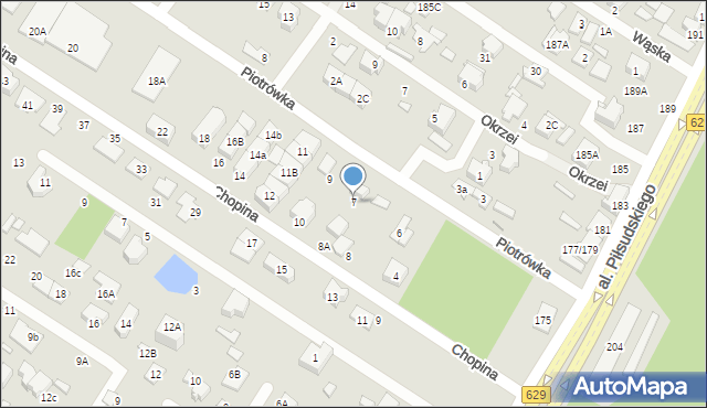 Marki, Piotrówka, 7, mapa Marki