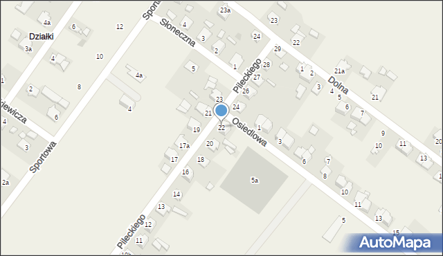 Miechów-Charsznica, Pileckiego Witolda, rtm., 22, mapa Miechów-Charsznica