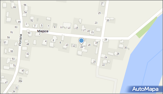 Miejsce, Piotra i Pawła, 14, mapa Miejsce