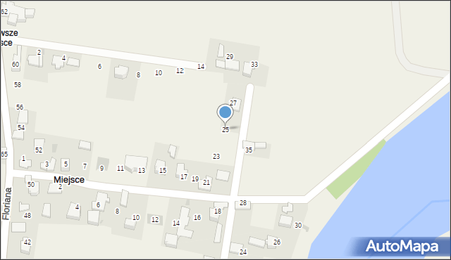 Miejsce, Piotra i Pawła, 25, mapa Miejsce