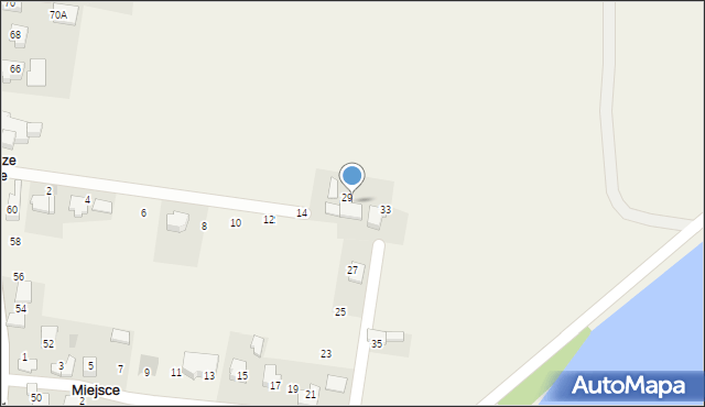 Miejsce, Piotra i Pawła, 31, mapa Miejsce