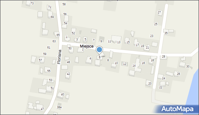 Miejsce, Piotra i Pawła, 6, mapa Miejsce
