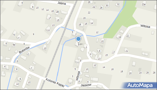 Milówka, Piłsudskiego Józefa, marsz., 3, mapa Milówka