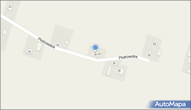 Mirosław, Piotrowska, 37, mapa Mirosław