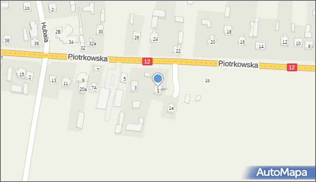 Mniszków, Piotrkowska, 1, mapa Mniszków