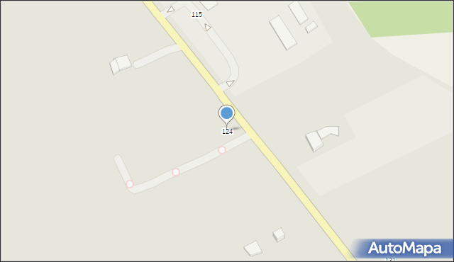 Modliborzyce, Piłsudskiego Józefa, marsz., 124, mapa Modliborzyce