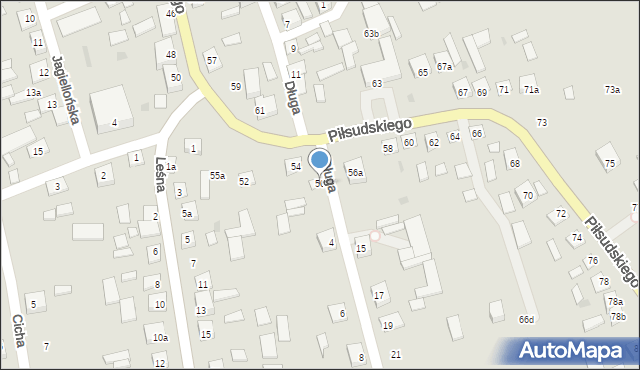 Modliborzyce, Piłsudskiego Józefa, marsz., 56, mapa Modliborzyce