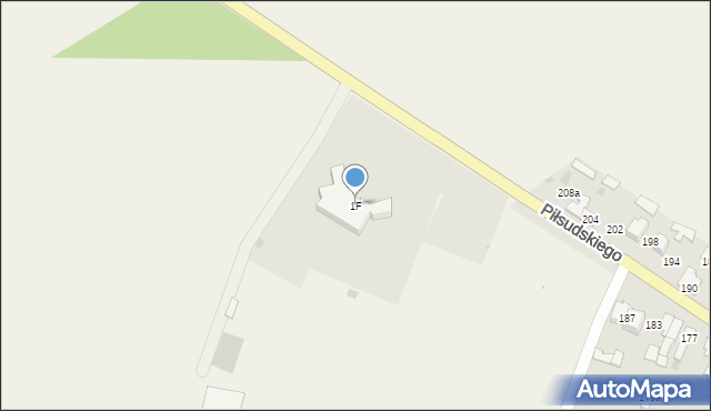 Modliszewice, Piotrkowska, 1F, mapa Modliszewice