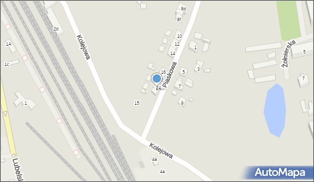 Mrągowo, Piaskowa, 26, mapa Mrągowo