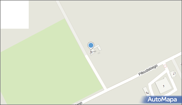Mrocza, Piłsudskiego Józefa, marsz., 26, mapa Mrocza